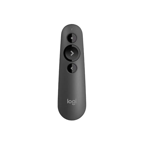 Logitech R500s Télécommande de présentation Bluetooth et USB Gris foncé