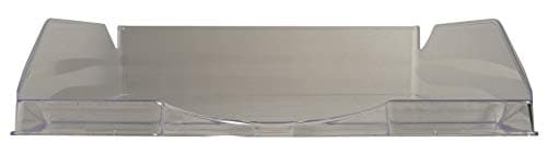 Exacompta Corbeille à Courrier Ecotray Gris translucide