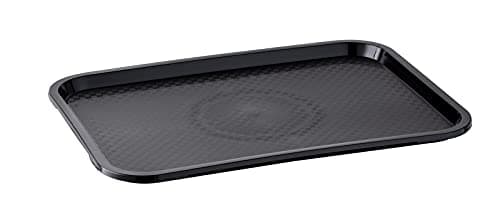APS plateau self-service et snacks 53 x 32,5 cm polypropylène noir