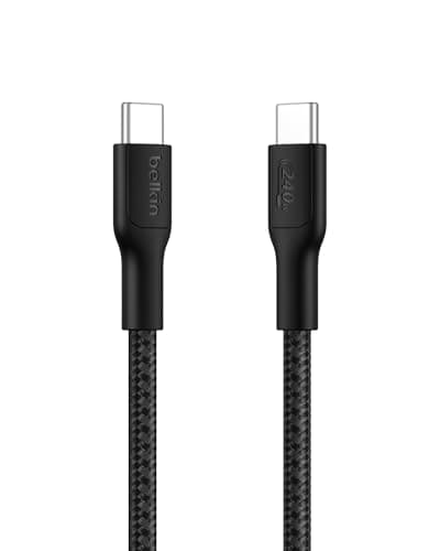 Belkin Eco Câble USB-C vers USB-C tressé 1m 240W Noir