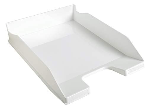 Exacompta Corbeille à courrier Combo Midi Blanc Glossy