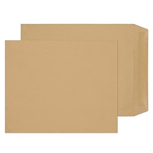 Blake Everyday Lot de 250 Enveloppes Kraft Manille Gommées 30,5 x 25 cm 90 GSM Modèle 180036