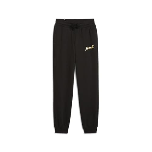 PUMA ESS+ Script Metallic Pants FL G, Pantalon tricoté, 682799