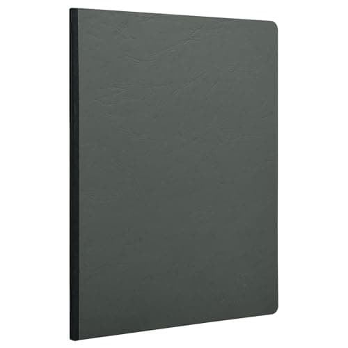 Clairefontaine Carnet cousu dos toile Nomaddict A5 192 pages ligné Gris 795465C