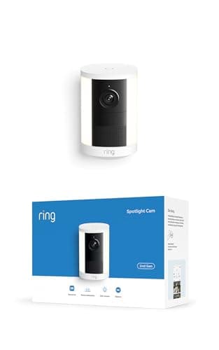 Ring Caméra Spotlight sans fil nouvelle génération Vidéo Retinal 2K