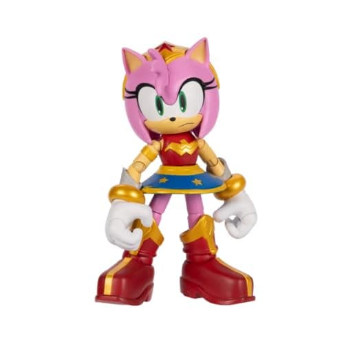 Figurine articulée DC x Sonic Amy Wonder Woman 13 cm Jakks Pacific
