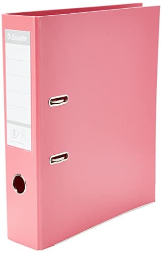 Esselte Classeur à levier Solea Power Format A4 Dos 75 mm Rose