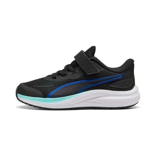 Puma Skyrocket 2 AC+ PS Baskets Enfant Noir Bleu et Blanc Pointure 45