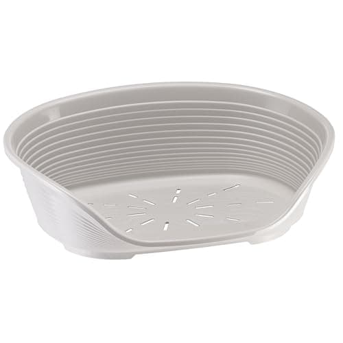 Ferplast Panier en Plastique pour Chat et Petit Chien 49x36x18cm Gris