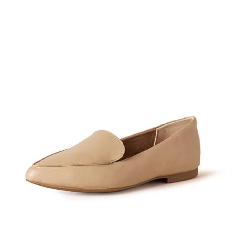 Amazon Essentials Mocassins pour femme Beige Taille 37.5 EU Large
