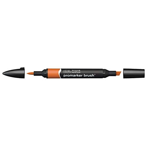 Winsor & Newton Marqueur Promarker Brush O345 Marron Selle De Cheval