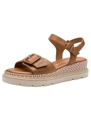 Tamaris Sandales pour femme 1-28723-44, cognac, 7 UK