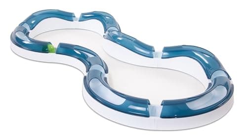 catit Aire de Jeux Super Roller Grand Huit avec Balle Lumineuse pour Chat Large Breeds