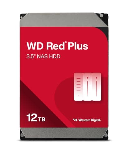 WD Red Plus 12 to NAS Disque Dur Interne 3,5 12 To 7200 RPM