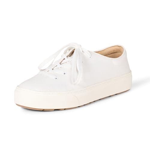 Amazon Essentials Baskets à lacets confortables pour femme, Blanc, 39.5 EU