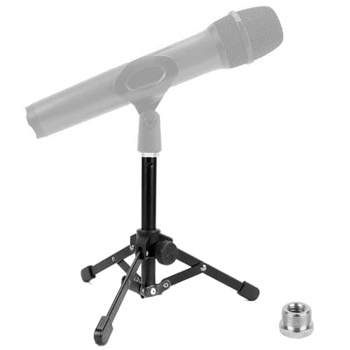 Geekria Support de micro de table avec trépied pliable