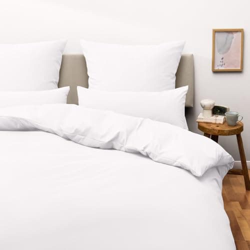 Blumtal Housse de couette 200x220 cm avec taie d'oreiller Blanc