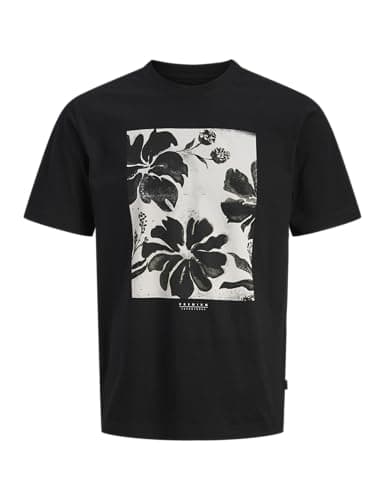 Jack & Jones T-shirt manches courtes homme Jprblalucas Graphic Noir