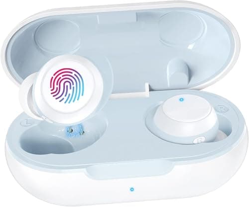 Écouteurs Bluetooth 5.3 Blancs - 4 Micro ENC, État IP7, Écran LED, 42H