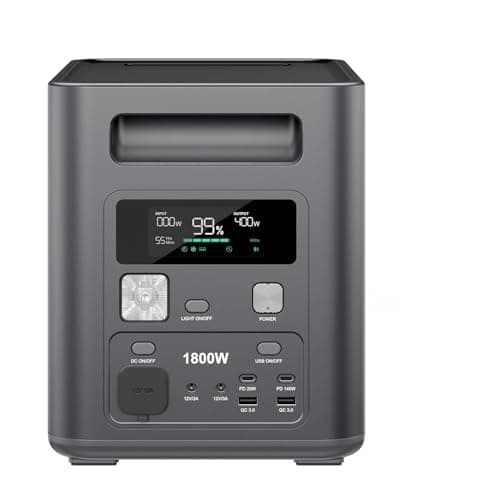 AFERIY Station Électrique Portable P180 1800W 1024Wh Batterie Nomade LiFePO4 UPS BMS