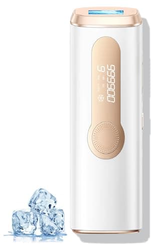 Haarlosy Épilateur Lumière Pulsée GLY10 Refroidissement 999900 Flashs