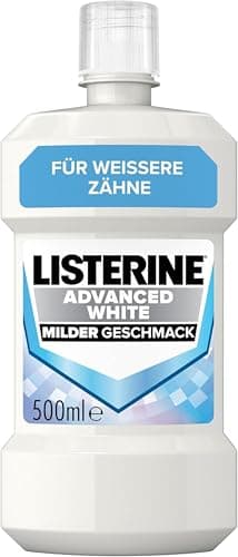 Listerine Bain de Bouche Advanced White Goût Doux 500 ml