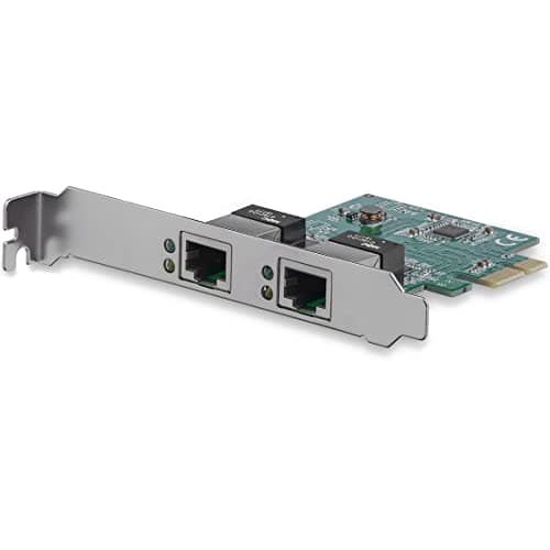 StarTech.com Carte réseau PCI Express à 2 ports Gigabit Ethernet PCIe GbE