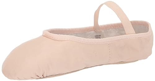 Bloch Dansoft Chaussons de Danse Unisexe en Cuir avec Semelle complète, Rose, 34.5 EU