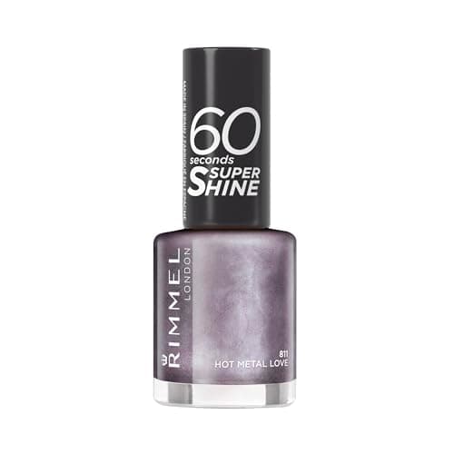 Rimmel Vernis à Ongles 60 Seconds Super Shine Rita Ora 811 Hot Metal Love 8 ml