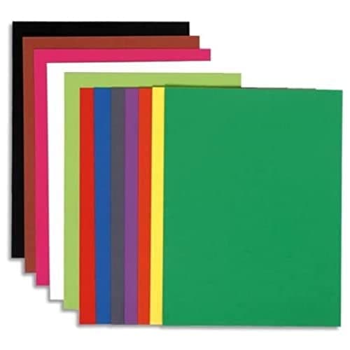 Exacompta Paquet de 100 Sous-Chemises Flash Assorties 80 g/m²