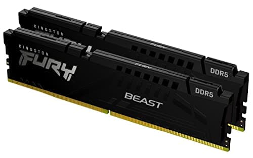 Kingston FURY Beast Noir DDR5 16Go (2x8Go) 5600MT/s CL40 Mémoire RAM PC Gamer
