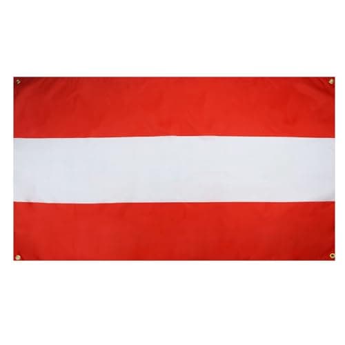AZ FLAG Drapeau Autriche 150x90 cm Polyester Léger 4 Œillets