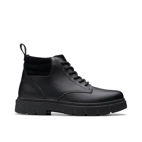 Clarks Bottines Enfant Lorcam Trail Cuir Noir Pointure 3.5