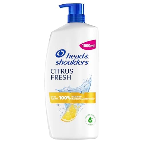 Head & Shoulders Citrus Fresh Shampoing Cheveux Gras Pompe 1000ml