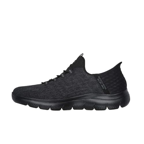 Skechers Baskets Homme Summits Key Pace Slip-In Noir Mesh 45 EU