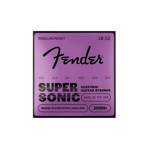 Fender Super 250 Cordes Guitare Électrique .010-.052 Lot de 6 Jeux