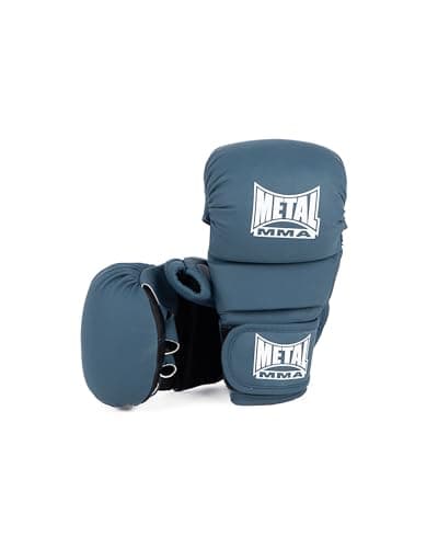 METAL BOXE Gants MMA Sparring The Shell Bleu Pétrole S