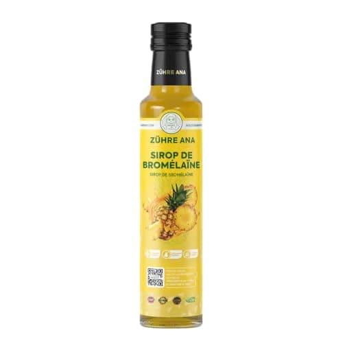 Zühre Ana Sirop Bromélaïne et Coenzyme Q10 Extrait dAnanas 250 ml