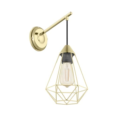 Eglo Applique murale intérieure Tarbes, luminaire en laiton