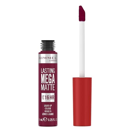 Rimmel London Rouge à lèvres liquide Lasting Mega Matte Rock me Purple 940 7,4 ml