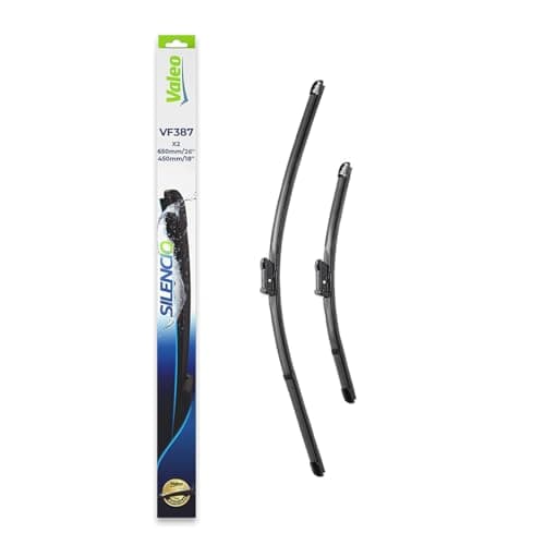 Valeo Lot de 2 Balais d'Essuie-Glace Silencio VF387 Avant 650 mm / 450 mm