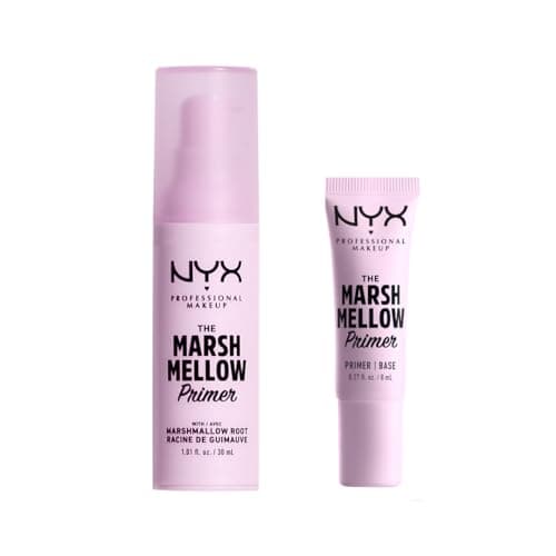 NYX Professional Makeup Coffret The Marshmellow Primer Base de Maquillage 30 ml et 8 ml
