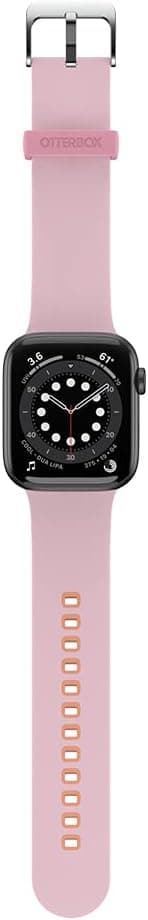 Otterbox Bracelet de montre intelligent 42 mm Noir Silicone Unisex Compatible Apple Watch Series 6, Samsung Galaxy 4, Fitbit Versa 3