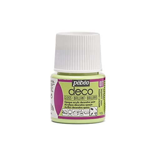 Pébéo Peinture Déco Acrylique Flacon 45 ml Vert Lumière