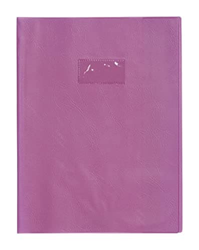 CALLIGRAPHE Protège-cahier Grain Cuir 20/100ème 21x29,7 violet