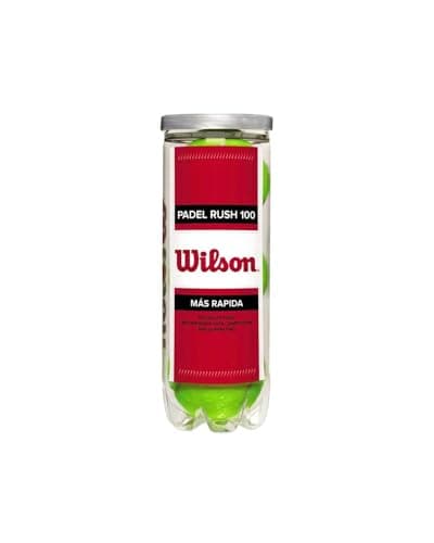 Wilson - Tube de 3 balles de padel Rush 100