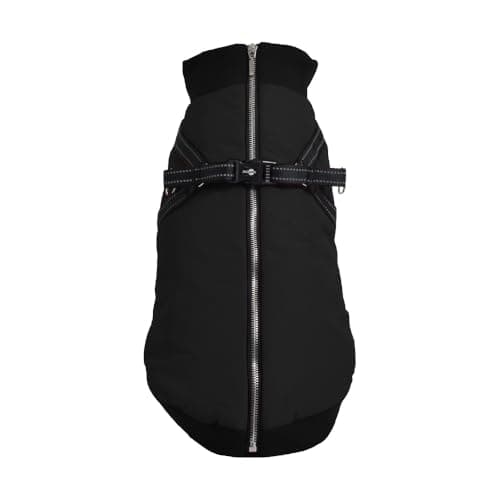 Bobby Safe Manteau pour Chien avec Harnais 40 cm Noir