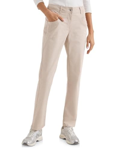 Cecil Jean pour femme effet délavé grain beige taille 28