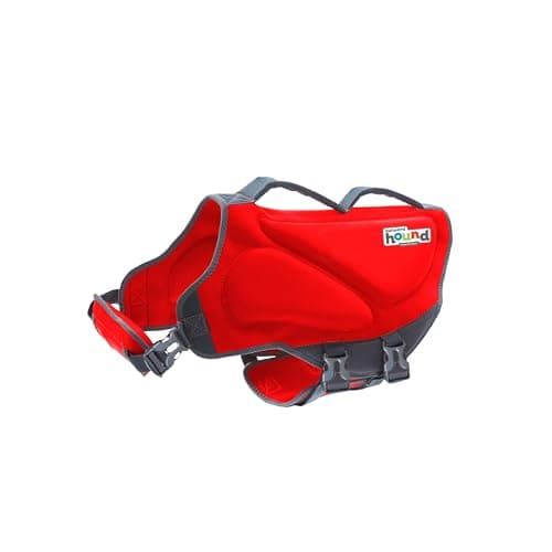 Outward Hound Dawson Swim Gilet de Sauvetage pour Chiens Rouge Taille L