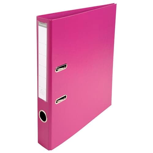 Exacompta Carton de 10 classeurs à levier A4 Prem'Touch dos de 50 mm Fuchsia
